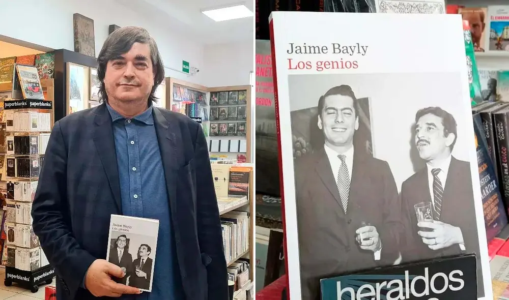 “Los genios”, novela de Jaime Bayly, fue lanzada el 23 de marzo de este año. Foto: composición LR/Instagram/Librería Heraldos Negros