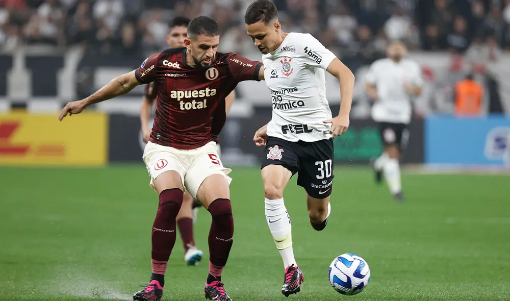 Corinthians y Universitario jugarán la vuelta en el Monumental U Marathon. Foto: EFE Corinthians y Universitario jugarán la vuelta en el Monumental U Marathon. Foto: EFE