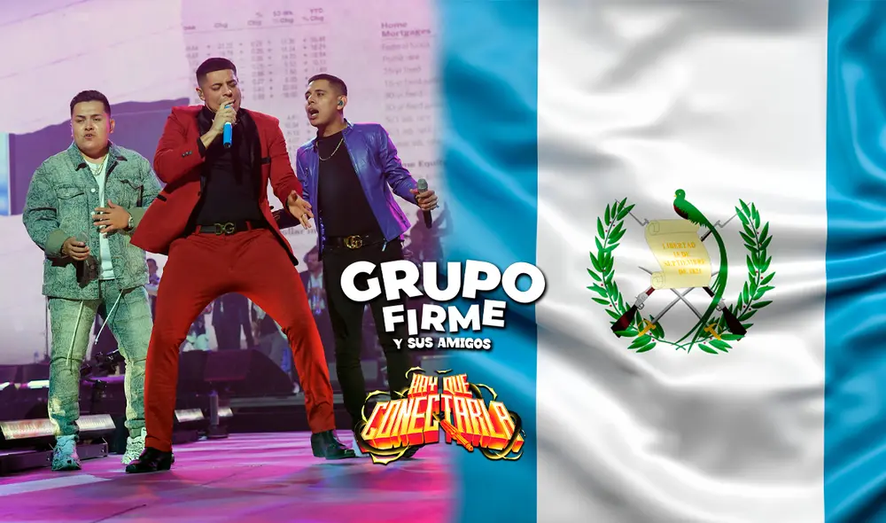 El Grupo Firme se presentará en Guatemala este viernes 14 de julio. Foto: composición LR / AFP