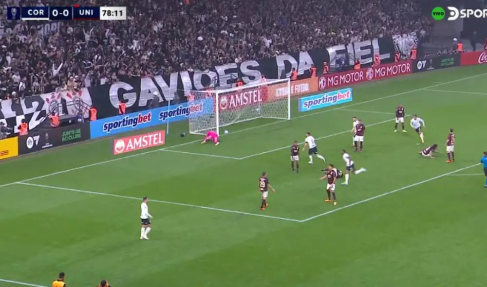 Felipe Augusto abrió el marcador a poco del final del partido. Foto: DSports - Video: DSports