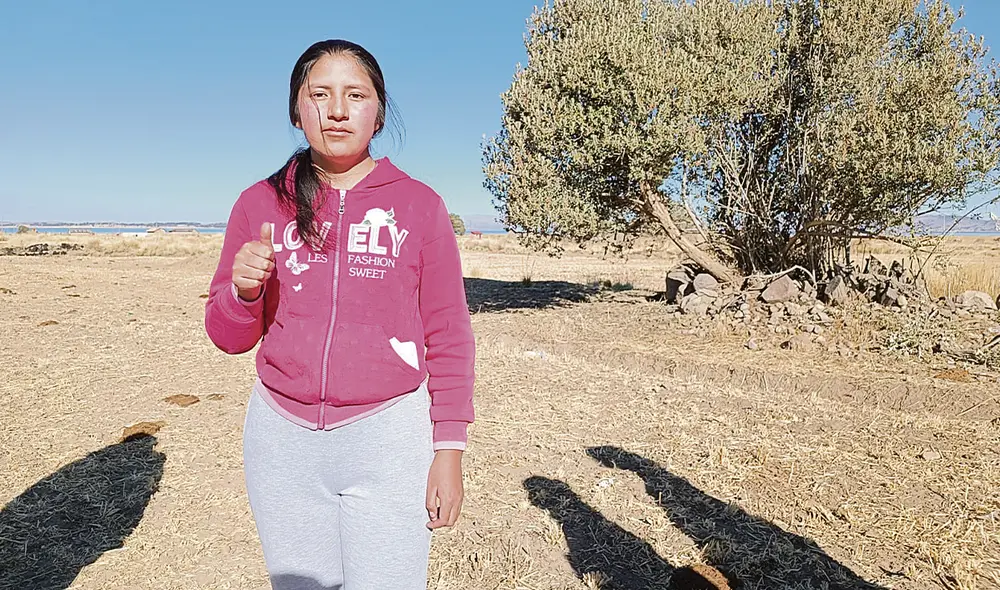 Ella es. Mary Lucy y otras 11 escolares peruanas viajarán a Houston en noviembre próximo. Foto: Liubomir Fernández/La República