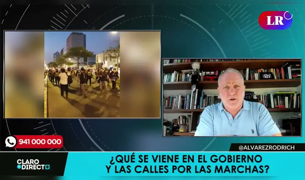 Augusto Álvarez Rodrich se refiere a la situación política. Foto/Video: LR+ Augusto Álvarez Rodrich se refiere a la situación política. Foto/Video: LR+