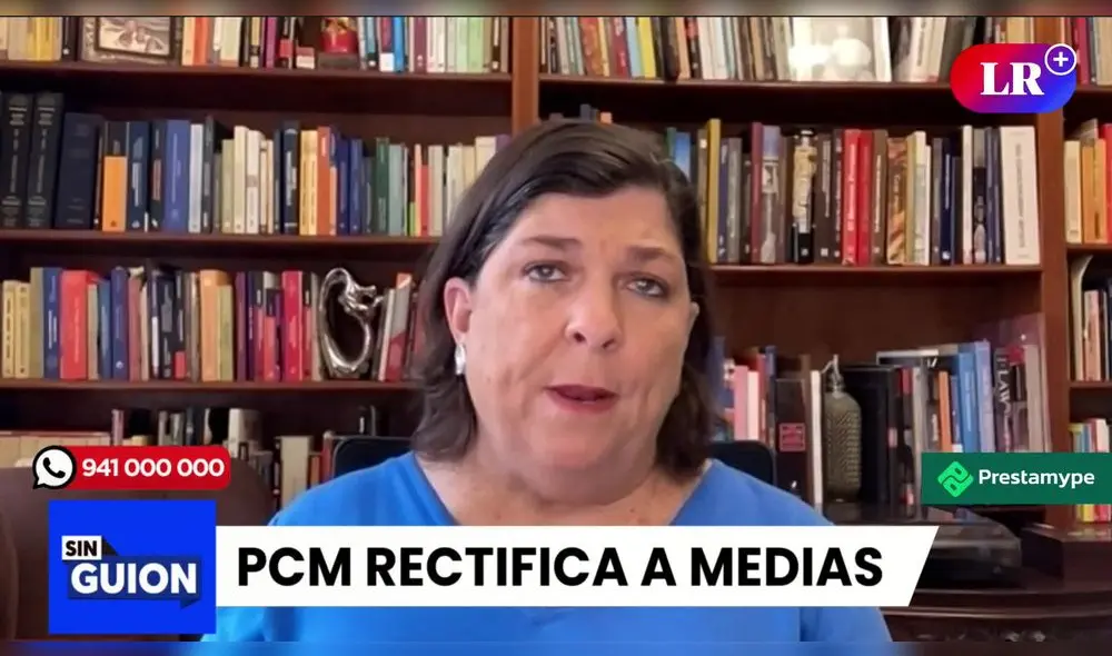 Rosa María Palacios cuestiona el retiro de viceministro de Interculturalidad. Foto/Video: LR+ Rosa María Palacios cuestiona el retiro de viceministro de Interculturalidad. Foto/Video: LR+