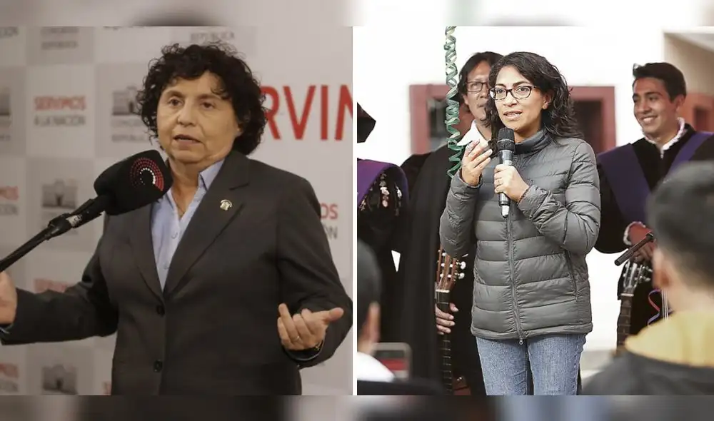 Susel Paredes informó que planea presentar una moción de interpelación a la ministra Leslie Urteaga. Foto 1: Difusión Foto 2: Antonio Melgarejo/La República. Video: Omar Coca / URPI-LR Susel Paredes informó que planea presentar una moción de interpelación a la ministra Leslie Urteaga. Foto 1: Difusión Foto 2: Antonio Melgarejo/La República. Video: Omar Coca / URPI-LR