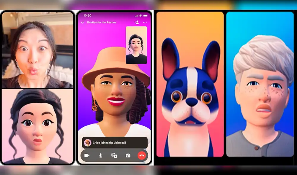 Meta también ha implementado stickers animados de los avatares para compartir en Facebook e Instagram. Foto: composición LR/Meta