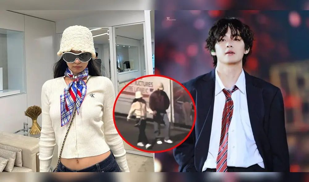 La artista compatió fotografías de su viaje a París, en el que luce un atuendo idéntico al de la mujer de los rumores de citas con Jungkook. Foto: composición LR/Instagram/@Jennierubyjane
