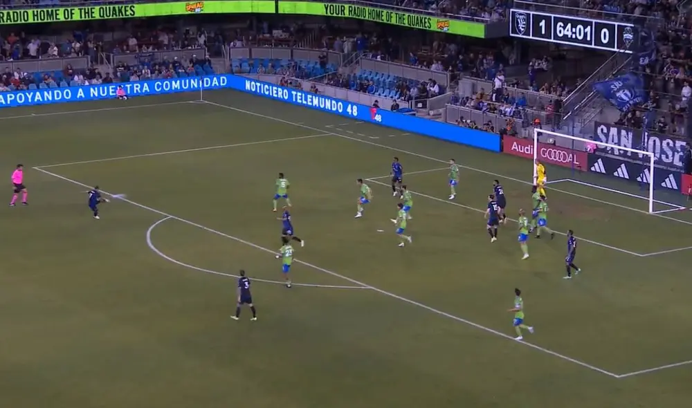 Migue Trauco juega actualmente en San Jose Earthquakes de la MLS. Foto: captura Twitter / Video: Twitter Migue Trauco juega actualmente en San Jose Earthquakes de la MLS. Foto: captura Twitter / Video: Twitter