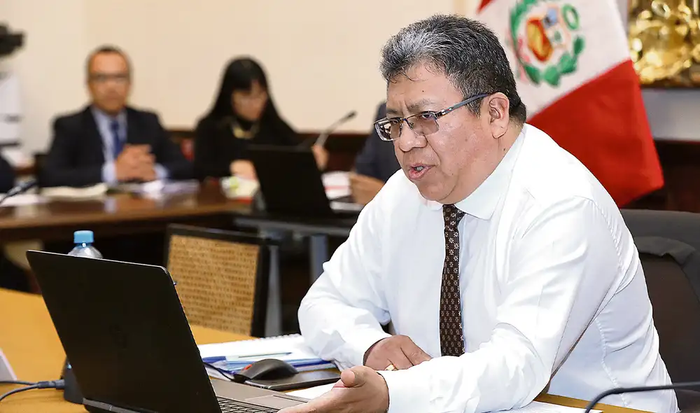 Aceptación. El congresista puneño Jorge Flores Ancachi acepta que hay un audio en el que dijo: “Dejémoslo todo ahí”. Foto: difusión