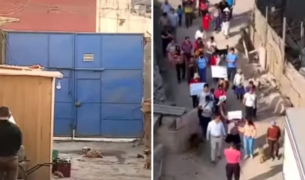 Pese a que la municipalidad ha declarado el lugar como un espacio público, el hombre ha hecho caso omiso a la autoridad. Foto: composición LR/captura de Latina | Video: Latina