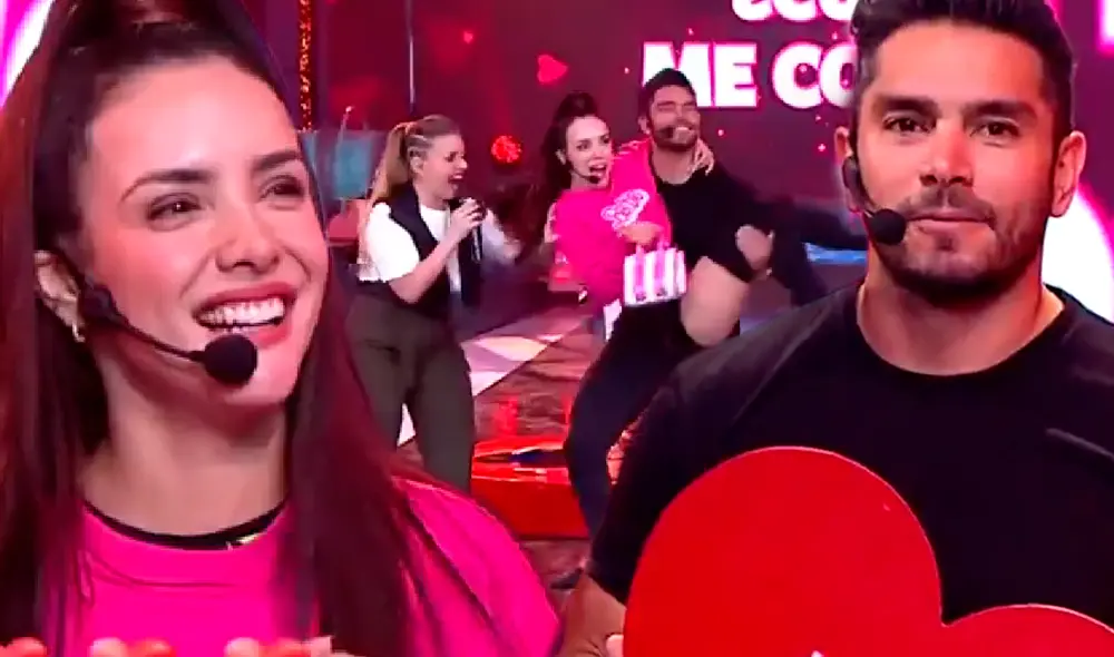 Rosángela Espinoza y Rafael Cardozo viajarán juntos a Cancún. Foto: composición LR/captura de América TV Rosángela Espinoza y Rafael Cardozo viajarán juntos a Cancún. Foto: composición LR/captura de América TV