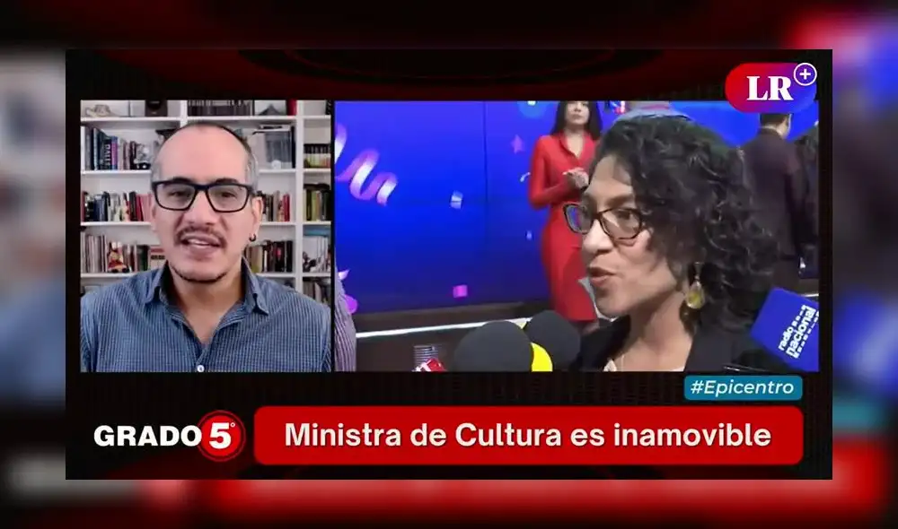 David Gómez Fernandini se refiere a la intención de interpelar a la ministra de Cultura. Foto: Grado 5/LR+ - Video: Grado 5/LR+