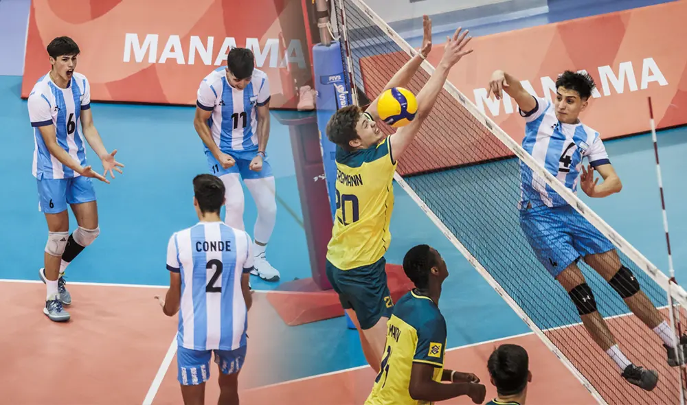 Revisa AQUÍ cómo quedó el resultado del partido entre Argentina vs. Brasil por el Mundial de Vóley Sub-21. Foto: composición LR/Feva