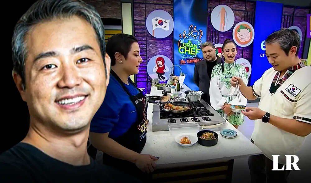 El cocinero coreano Hwang Jeong Tae reemplazó a Giacomo Bocchio en 'El gran chef: famosos' y evaluó los platillos de Natalia Salas, Mr. Peet, Katia Palma y Laura Spoya. Foto: composición LR/@casacoreaperu/Instagram/"El Gran Chef Famosos" El cocinero coreano Hwang Jeong Tae reemplazó a Giacomo Bocchio en 'El gran chef: famosos' y evaluó los platillos de Natalia Salas, Mr. Peet, Katia Palma y Laura Spoya. Foto: composición LR/@casacoreaperu/Instagram/"El Gran Chef Famosos"