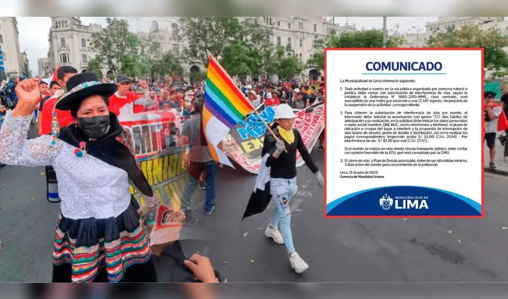 La 'Toma de Lima' esta programada para el próximo 19 de julio. Foto: La República/MML