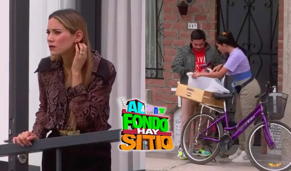 Macarena se sorprendió al ver a Joel junto a su nueva amiga, 'Patty'. Foto: composición LR/América TV - Video: América TV