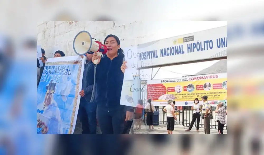 Familiares exigen justicia para mujer que murió en hospital. Foto: composición LR
