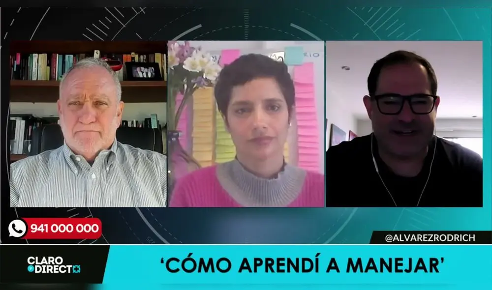 Augusto Álvarez conversó con Melania Urbina sobre su personaje en esta nueva obra. Foto/Video: LR+