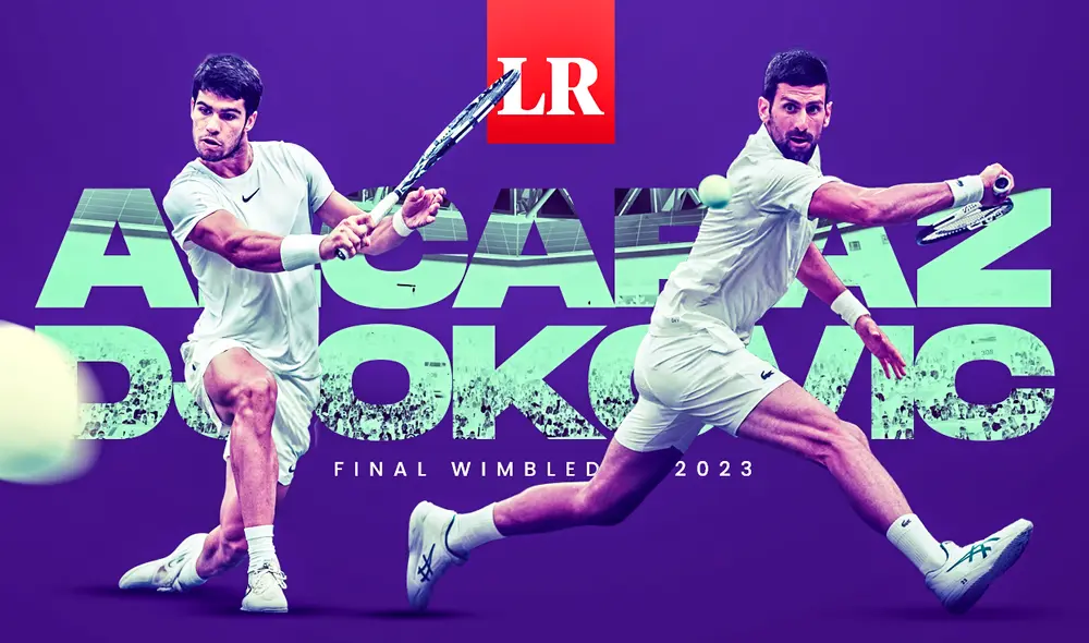 Alcaraz vs. Djokovic: solo uno se llevará el Grand Slam de Wimbledon 2023. Foto: composición de Fabrizio Oviedo/La República