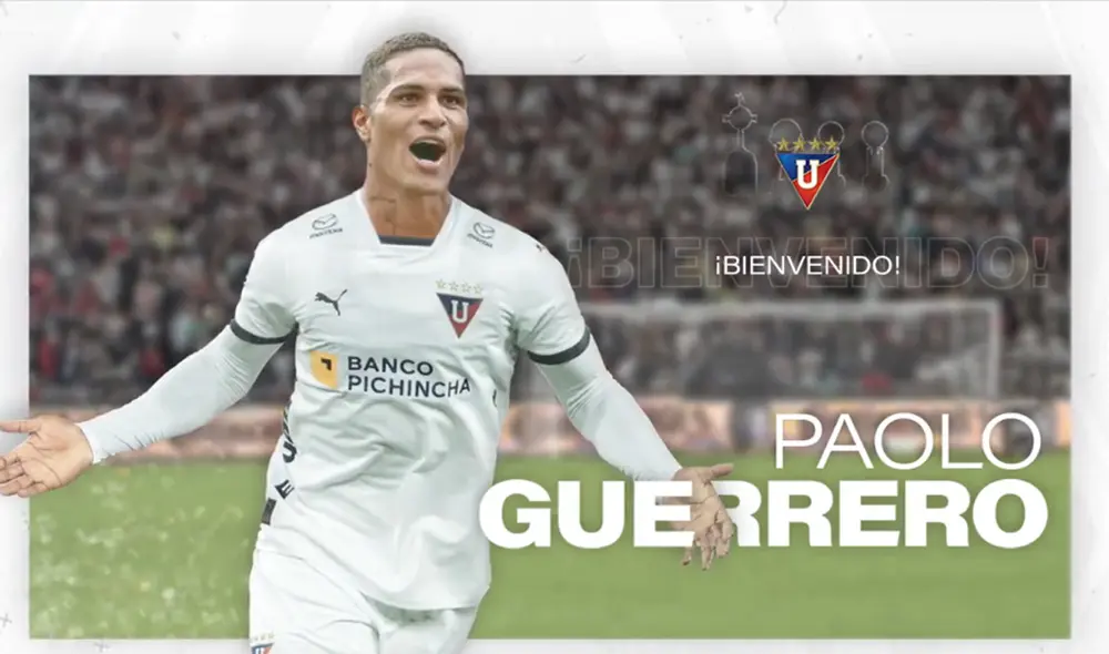 Paolo Guerrero tendrá su primera experiencia en el fútbol ecuatoriano con LDU de Quito. Foto: captura