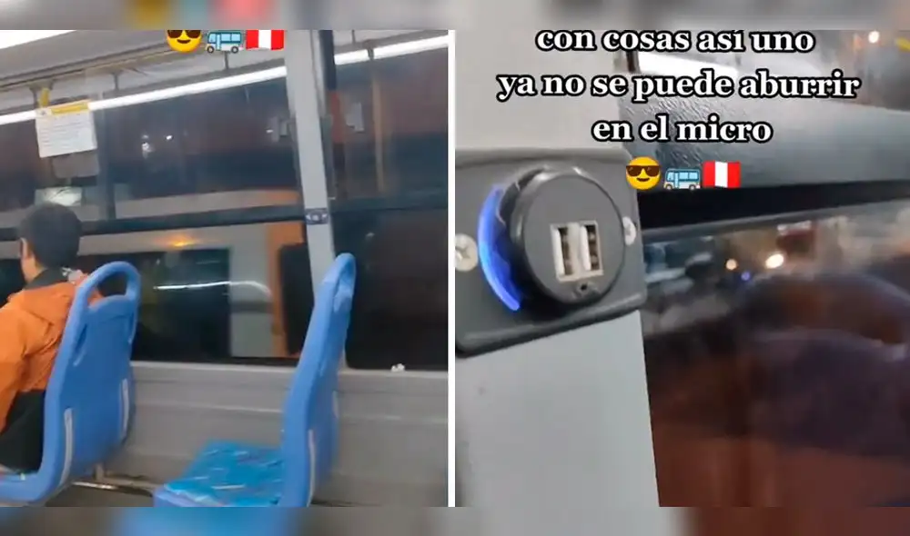 El joven no dudó en grabar el peculiar puerto USB. Foto: composición LOL/captura de TikTok/@GustavoVasquez1995 El joven no dudó en grabar el peculiar puerto USB. Foto: composición LOL/captura de TikTok/@GustavoVasquez1995