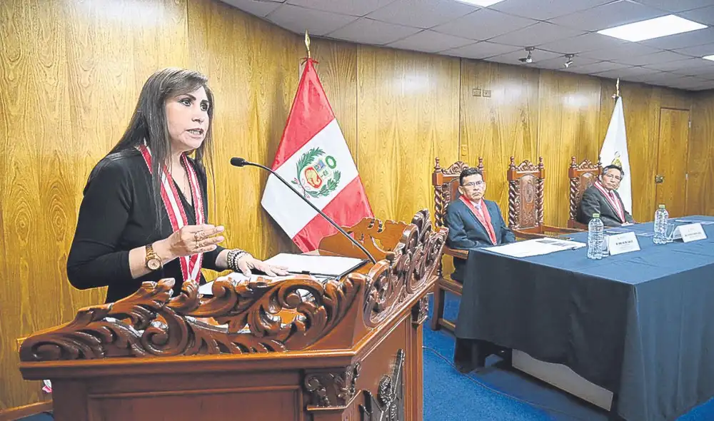 Enroque. Fiscal de la Nación, Patricia Benavides, investiga a tres consejeros por una denuncia que promovería gente del Congreso. Foto: difusión