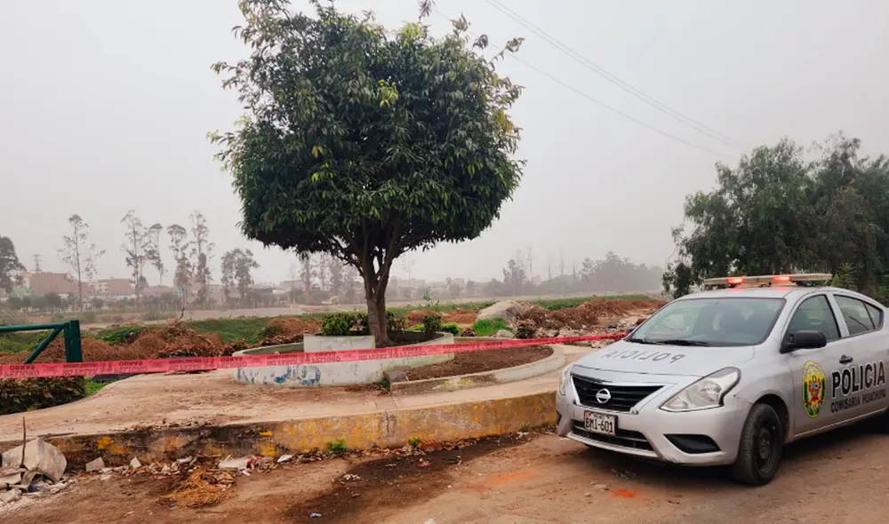 Las autoridades tienen la hipótesis de que el hombre no reside en el distrito de Lurigancho-Chosica, sino que fue trasladado a este lugar antes de ser ultimado. Foto y video: Bárbara Mamani - La República