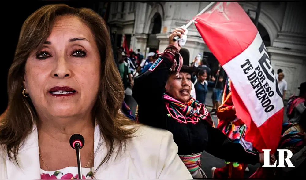 Además de la renuncia de la presidenta, se piden la implementación de una asamblea popular. Foto: Composición Fabrizio Oviedo Barreto / Flickr Presidencia / Getty Images