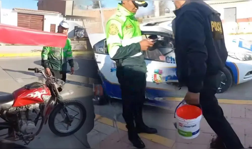 Los ciudadanos rechazaron el proceder de la Policía. Foto: composiciónde Fabrizio Oviedo/LR - Video: Info Andes