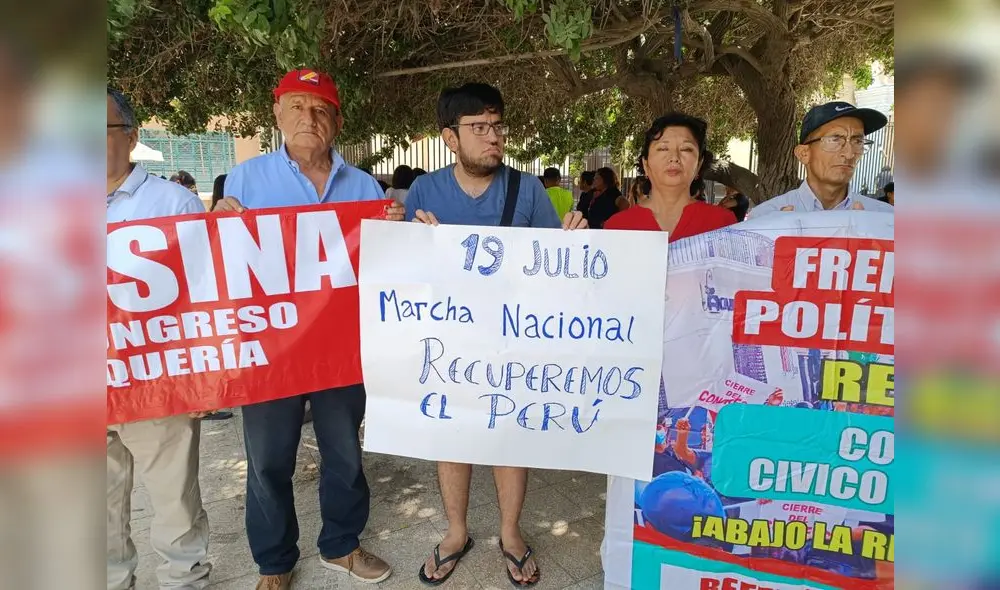 Dirigentes de gremios de la región Piura. Foto: Maribel Mendo/La República