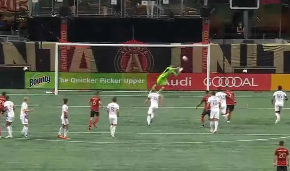 Pedro Gallese le dio la victoria a Orlando City al último minuto con una gran atajada. Foto: Apple TV Pedro Gallese le dio la victoria a Orlando City al último minuto con una gran atajada. Foto: Apple TV