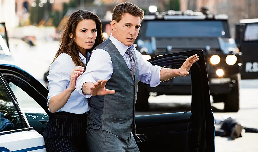Nuevos peligros. Hayley Atwell destaca en la séptima entrega de la saga con Tom Cruise. Foto: difusión