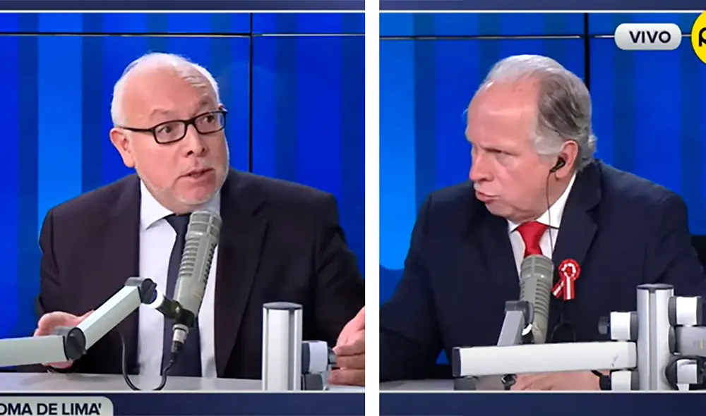 Juan Carlos Liendo fue corregido por Fernando Carvallo. Foto: composición LR/RPP - Video: RPP Juan Carlos Liendo fue corregido por Fernando Carvallo. Foto: composición LR/RPP - Video: RPP