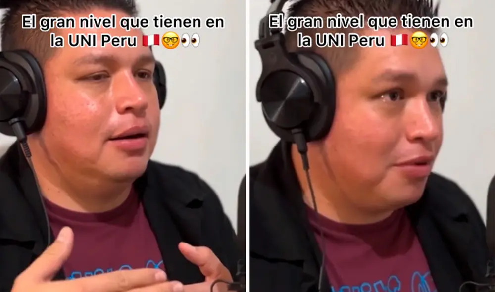 El maestro reconoció el gran nivel de exigencia de esta casa de estudios. Foto: composición LR / capturas de TikTok / @Flsc299