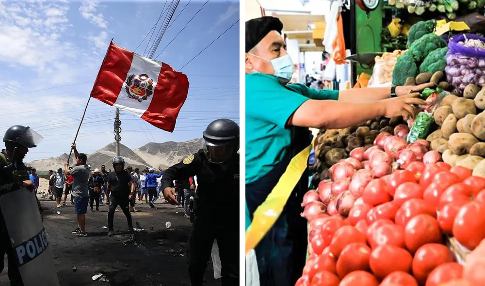 El dirigente, Jhazmani Cayo brindó declaraciones. Foto: Composición LR / AP Photo /Hugo Curotto / El Peruano