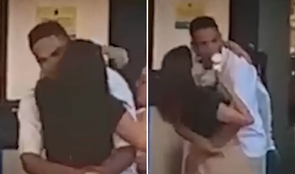 Anderson Santamaría es captado con una nueva chica. Foto: composición LR/captura "Amor y fuego"