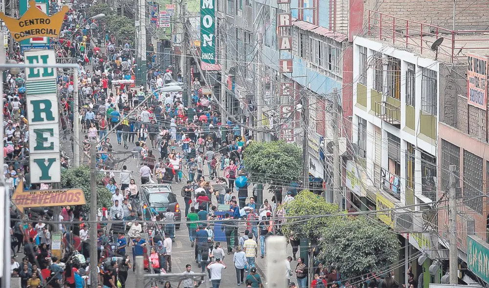 Impacto. Gamarra perdió la mitad de los S/6.600 millones que generaban antes de la COVID. Foto: difusión