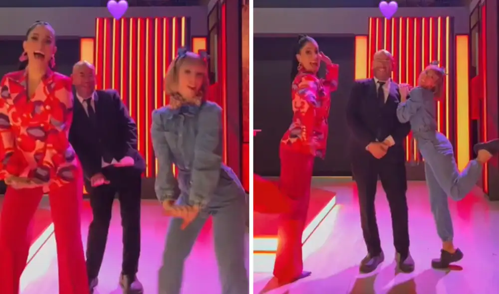 Nelly Rossinelli demuestra que existe buena relación con todos los participantes de "El gran chef: famosos". Foto:: composición LR/captura de TikTok