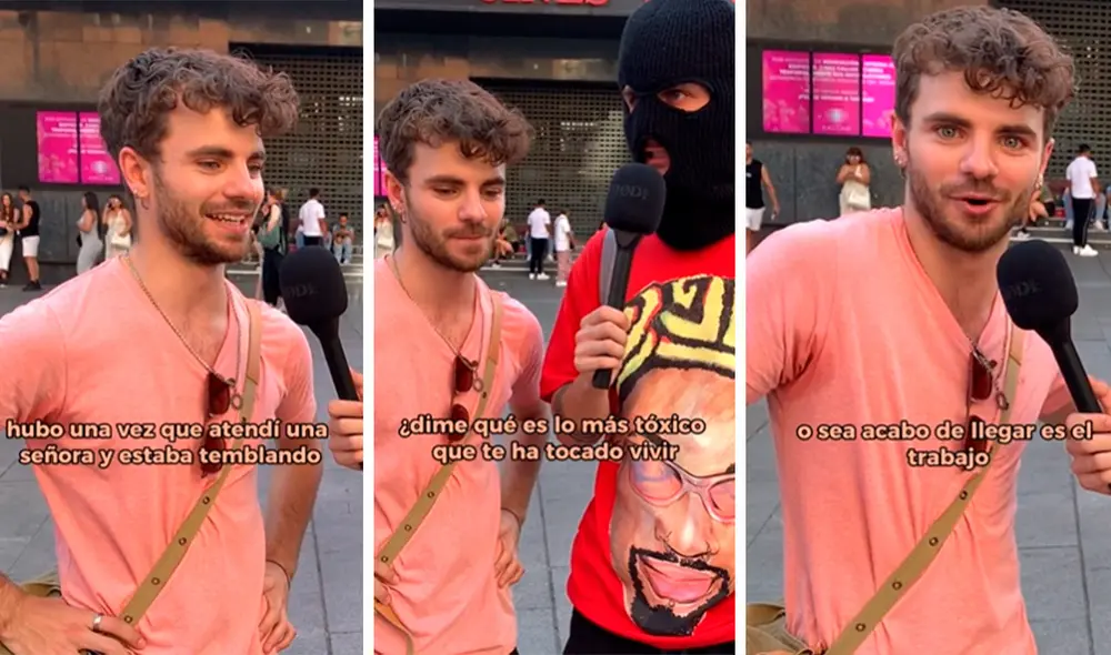 El joven acababa de llegar a España cuando vivió esta incómoda situación. Foto: composición LR / capturas de TikTok / @TheClaiton El joven acababa de llegar a España cuando vivió esta incómoda situación. Foto: composición LR / capturas de TikTok / @TheClaiton