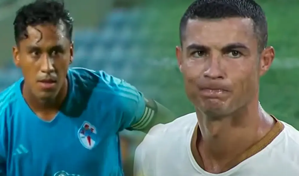 Renato Tapia ingresó en el complemento del Celta de Vigo vs. Al-Nassr. Foto: composición LR/RC Celta