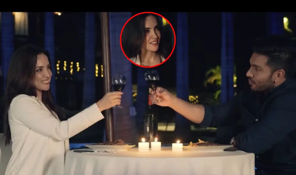 Esta fue la reacción de Rosángela Espinoza ante la declaración de amor de Rafael Cardozo. Foto: composición LR/ Capturas de América TV Esta fue la reacción de Rosángela Espinoza ante la declaración de amor de Rafael Cardozo. Foto: composición LR/ Capturas de América TV