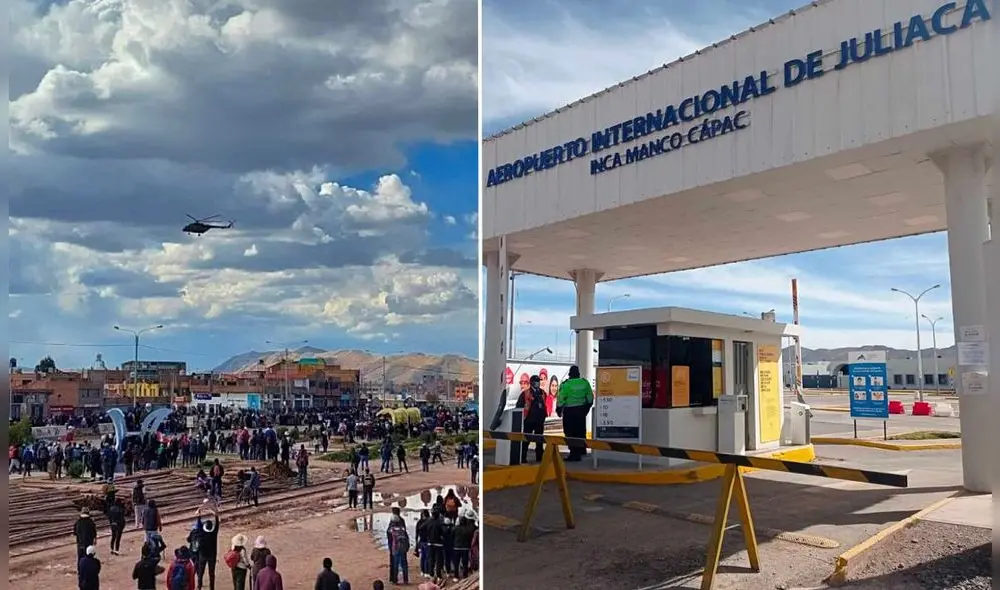 Aeropuertos esperan no cerrar por manifestaciones. Foto: composición La República Aeropuertos esperan no cerrar por manifestaciones. Foto: composición La República