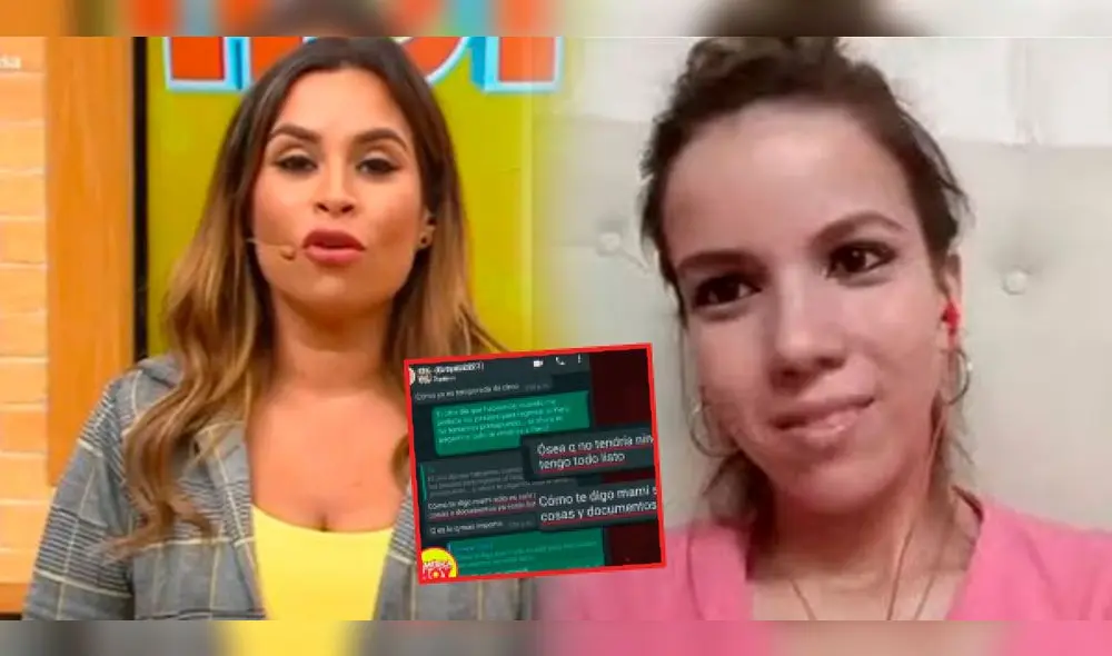 Greissy habló con 'América hoy' por pasajes para regresar a Lima. Foto: captura/América TV/ATV