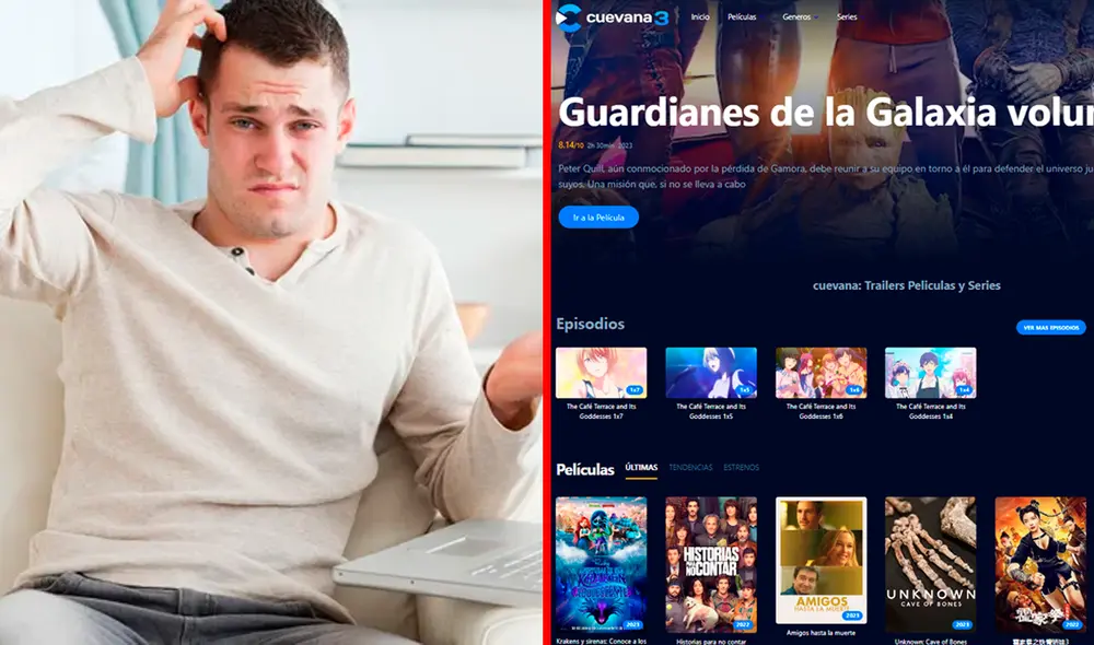 El cierre del dominio se realizó tras un operativo exhaustivo. Foto: composición LR/captura/Cuevana3 El cierre del dominio se realizó tras un operativo exhaustivo. Foto: composición LR/captura/Cuevana3