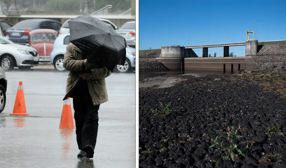 La última semana Uruguay ha vivido una serie de lluvias con la que se espera combatir la se grave crisis hídrica. Foto: composición LR/El País de Uruguay/AFP La última semana Uruguay ha vivido una serie de lluvias con la que se espera combatir la se grave crisis hídrica. Foto: composición LR/El País de Uruguay/AFP