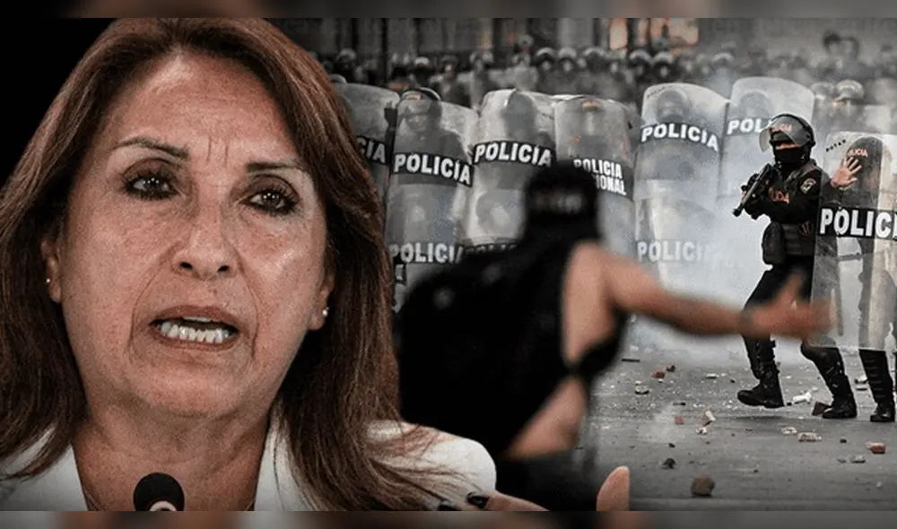 Dina Boluarte rechazó los cuestionamientos sobre las muertes. Foto: composición LR