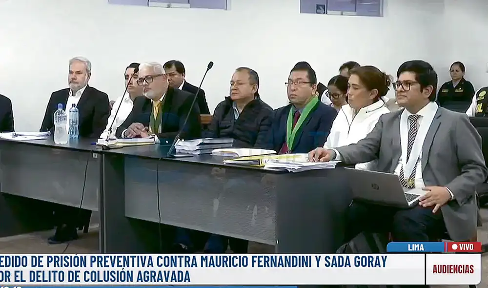 Decisión. El juez Raúl Justiniano espera escuchar al fiscal y los argumentos de los abogados defensores para decidir. Foto: Poder Judicial