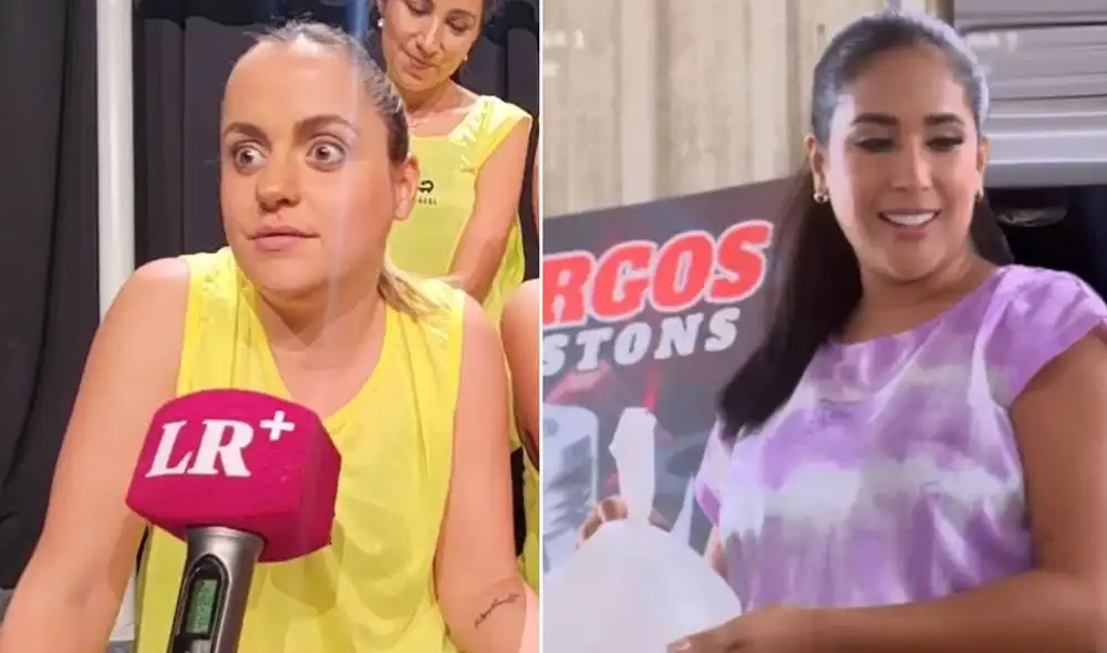 Melissa Paredes hizo su debut como 'Patty' en 'Al fondo hay sitio' hace algunas semanas. Foto: Composición LR/La República/Captura América TV Melissa Paredes hizo su debut como 'Patty' en 'Al fondo hay sitio' hace algunas semanas. Foto: Composición LR/La República/Captura América TV