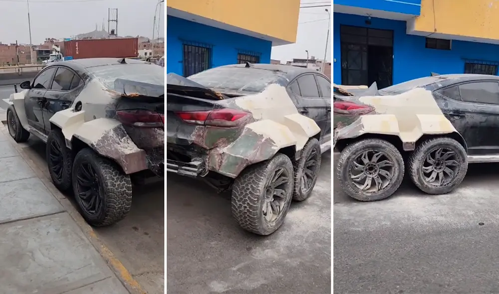 Algunos cibernautas señalaron que iba a tener problemas al pasar por el peaje. Foto: composición LR / capturas de TikTok / @DennisDiaz2979 Algunos cibernautas señalaron que iba a tener problemas al pasar por el peaje. Foto: composición LR / capturas de TikTok / @DennisDiaz2979