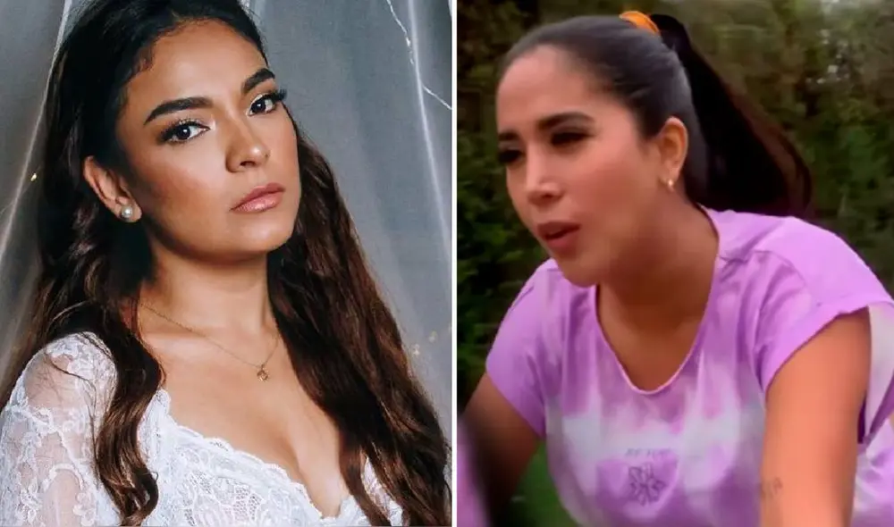 Melissa Paredes regresó a la pantalla chica con su personaje de 'Patty' en 'Al fondo hay sitio'. Foto: Composición LR/El Popular/Cielo Torres/Instagram/Captura América TV