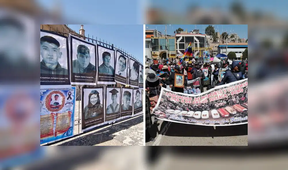 Peruanos protestan contra Dina Boluarte. Foto: composición LR/ Kleber Sanchez